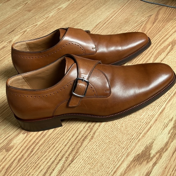 Johnston and Murphy Mens brown leather slip on - Picture 3 of 7